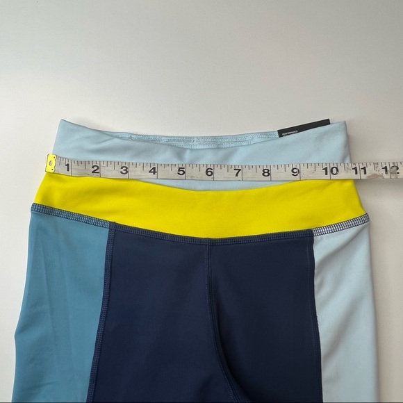 NIKE Blue & Yellow Colorblock Leggings, Mid Rise, Multiple Sizes, NWT!! - Picture 8 of 11